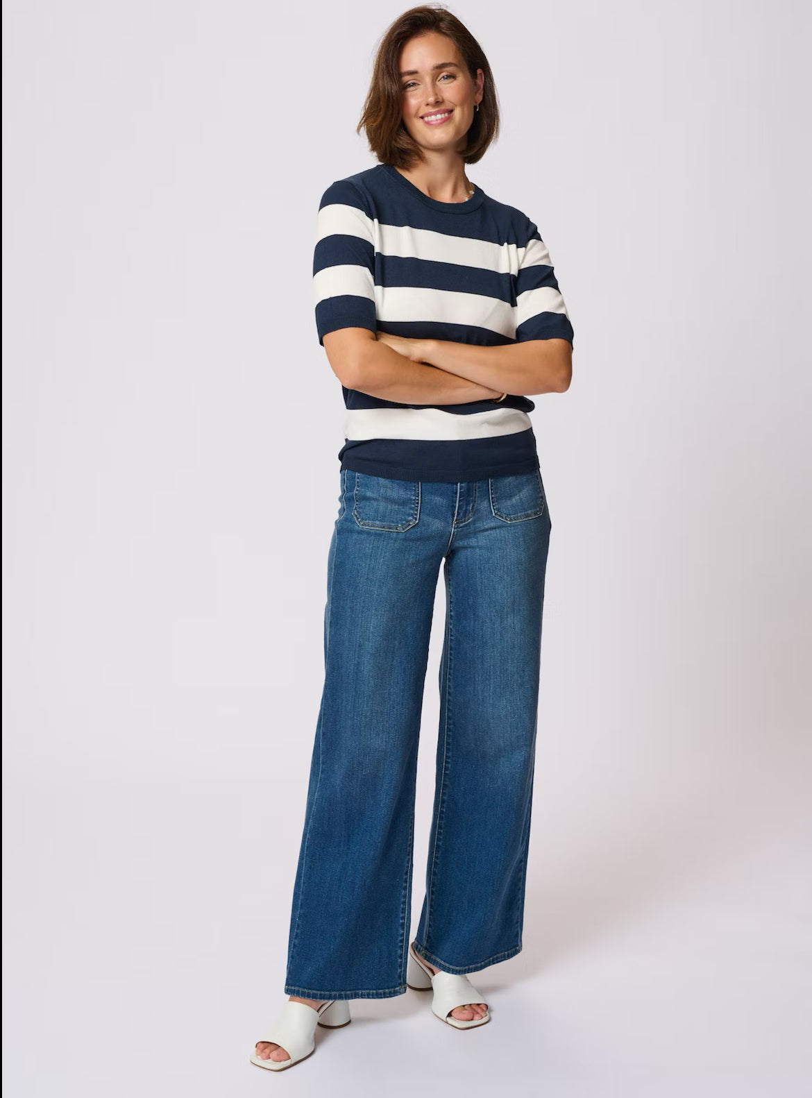 Kaffe Kalizza Striped Top