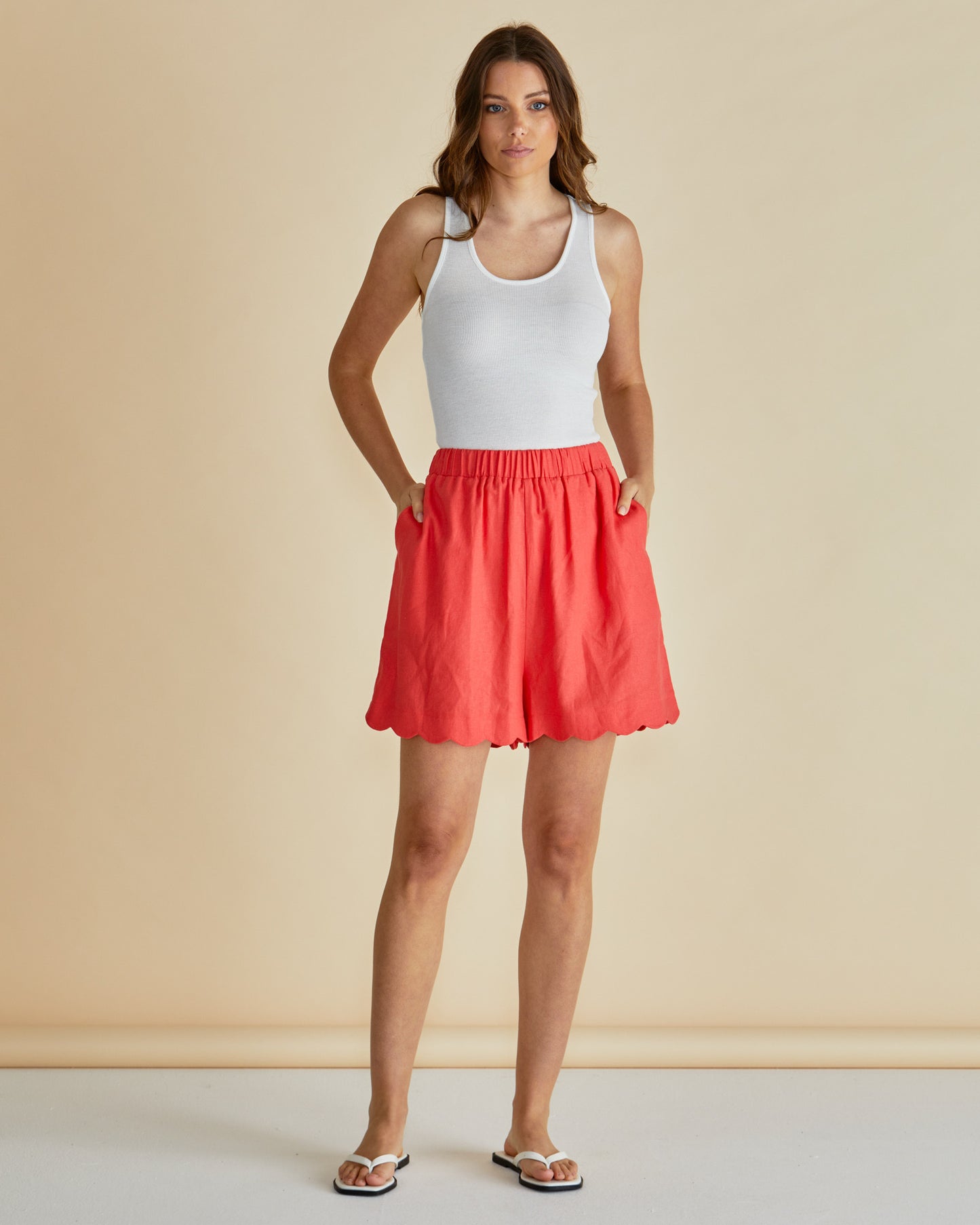 Betty Basics Serephina Short Red
