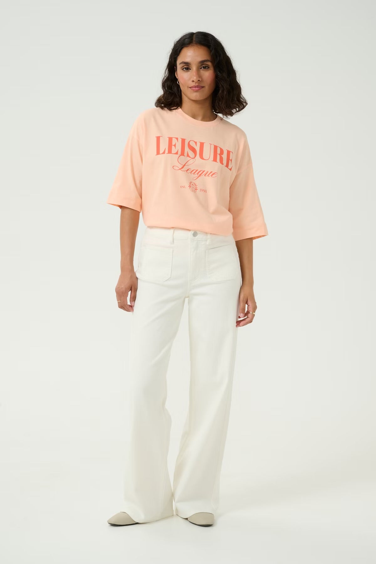 Kaffe Karla Jeans Chalk