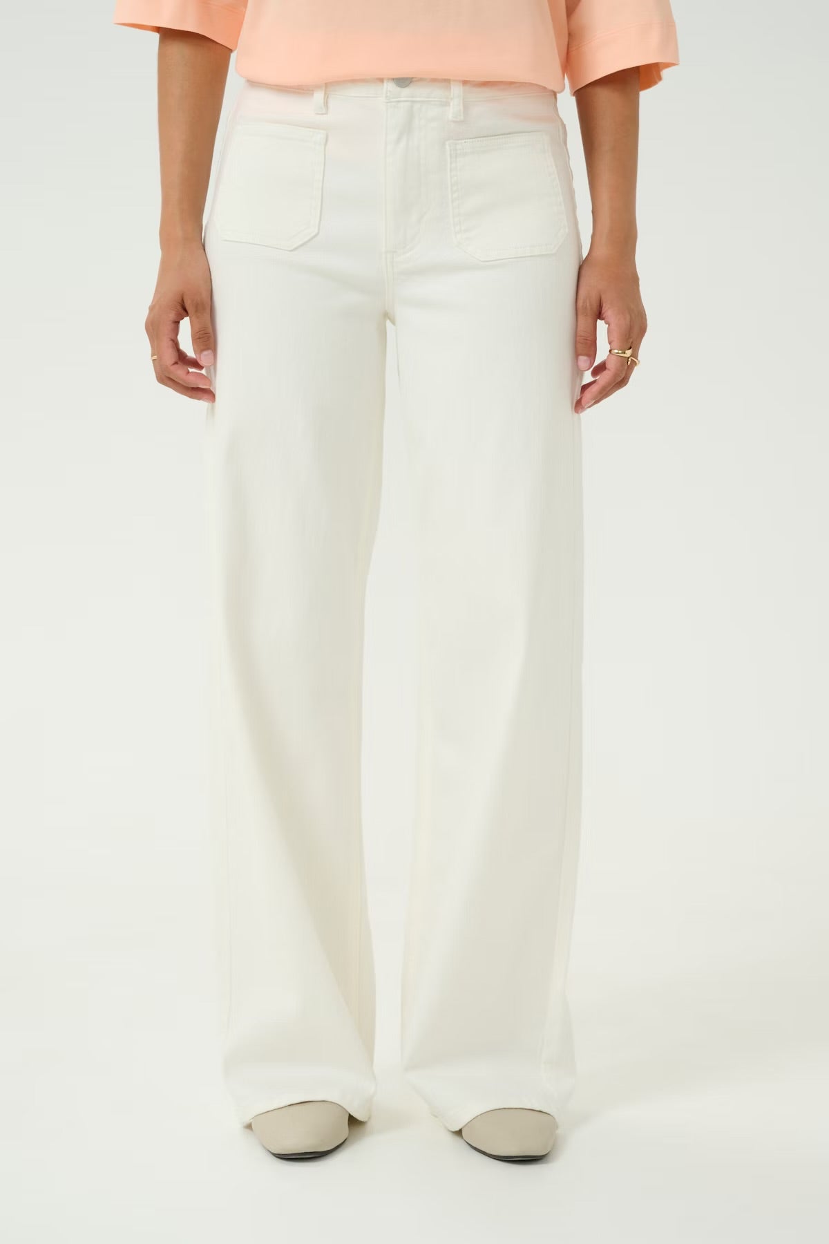 Kaffe Karla Jeans Chalk