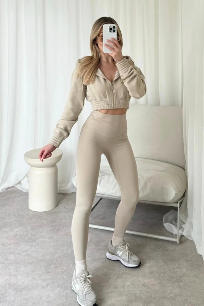 Beige Energy Leggings