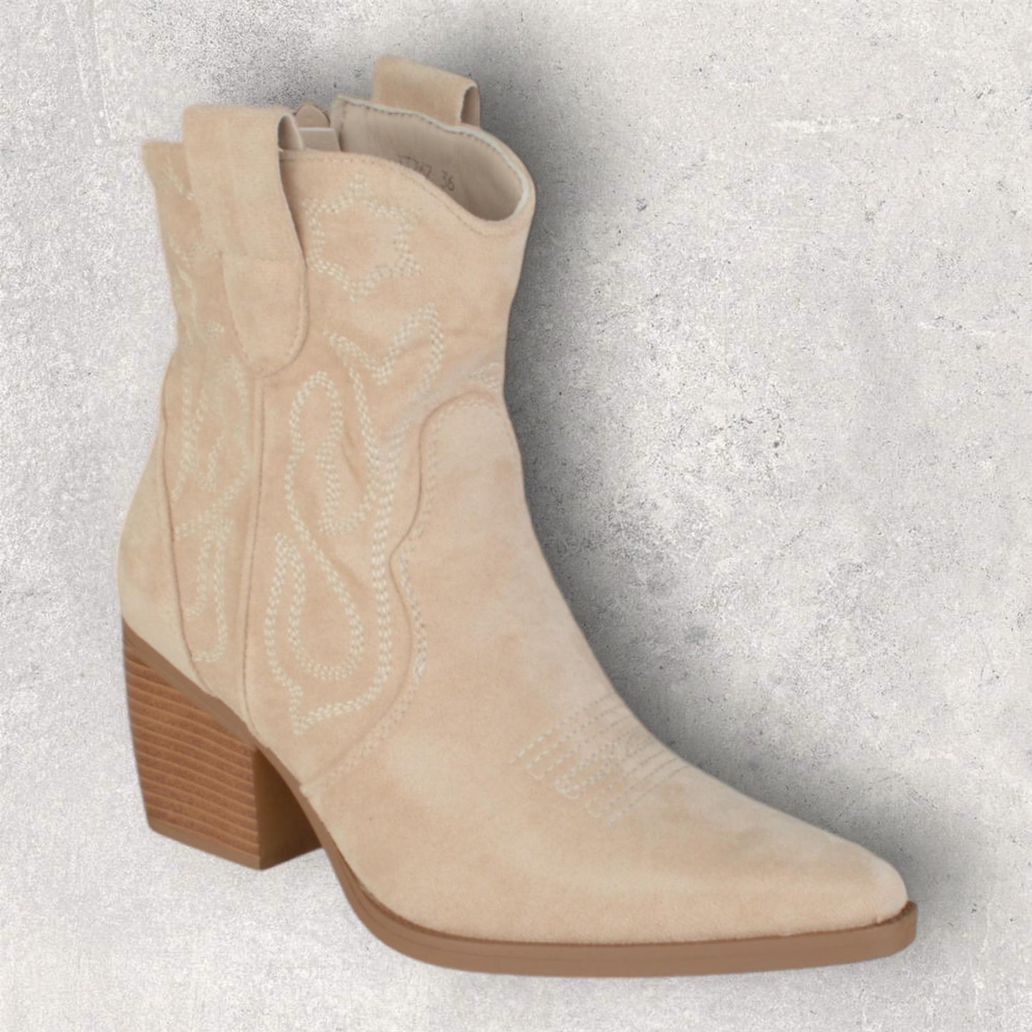Cream Cowboy Boots