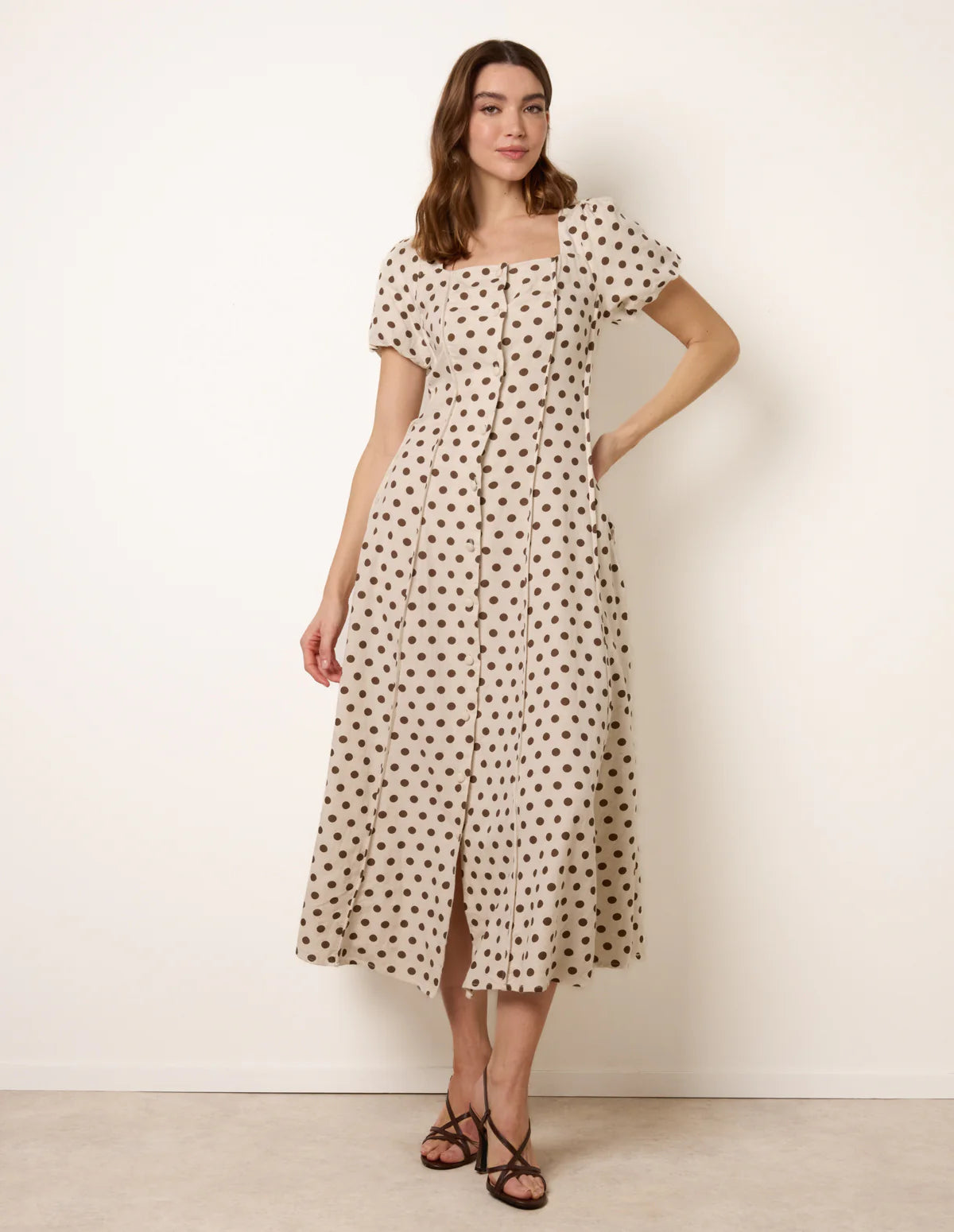 Polka Dot Puff Ball Dress