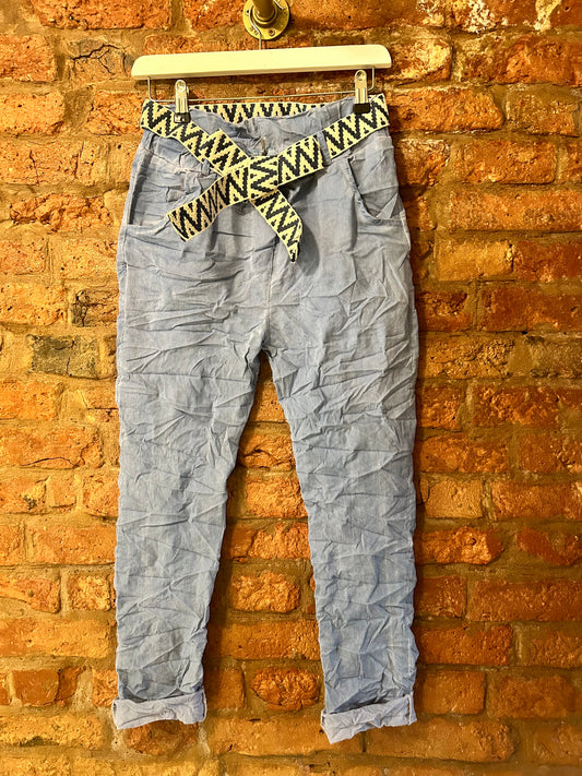 Blue Belted Magic Trousers