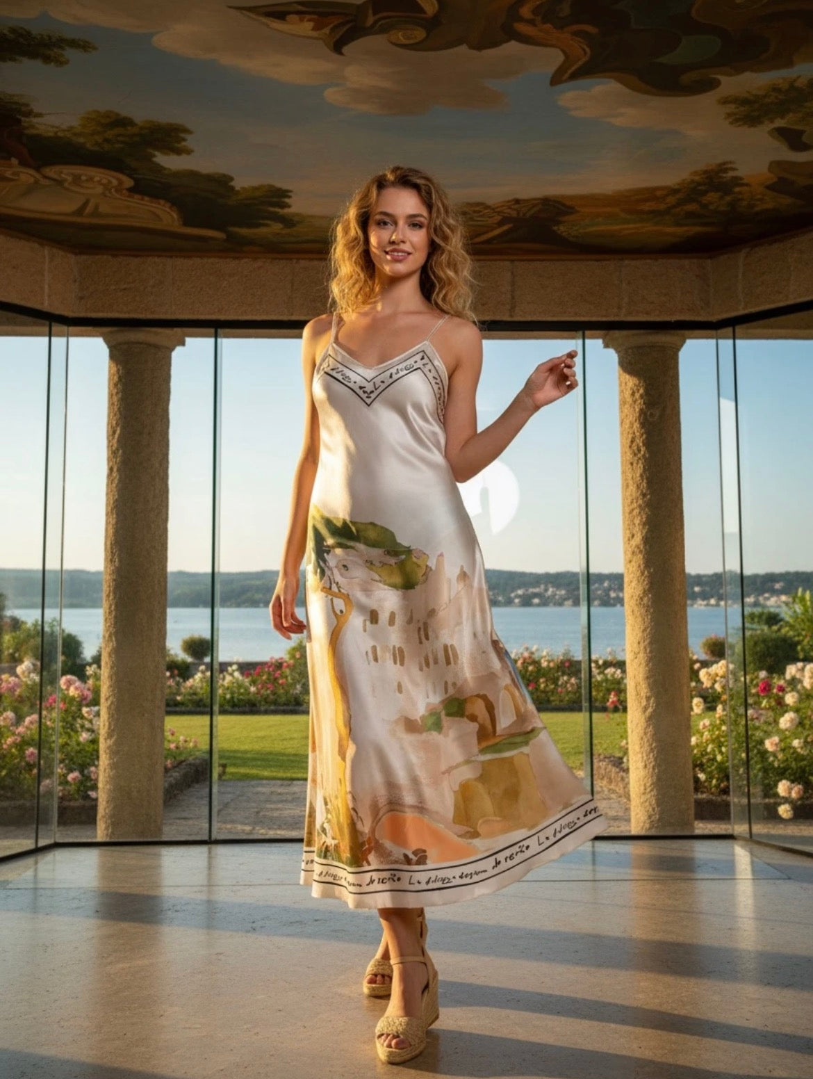Cream Amalfi Dress