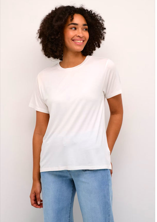 Kaffe Kafrida Chalk T Shirt