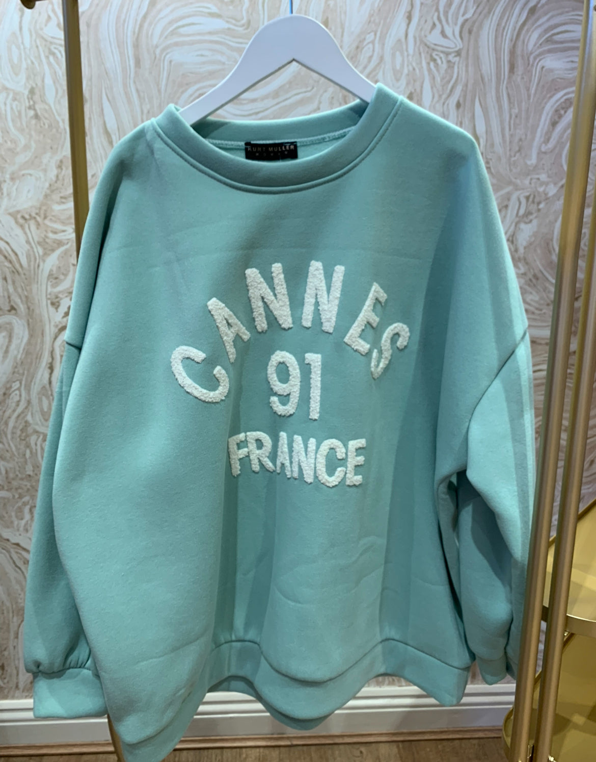 Mint Green Cannes Sweatshirt