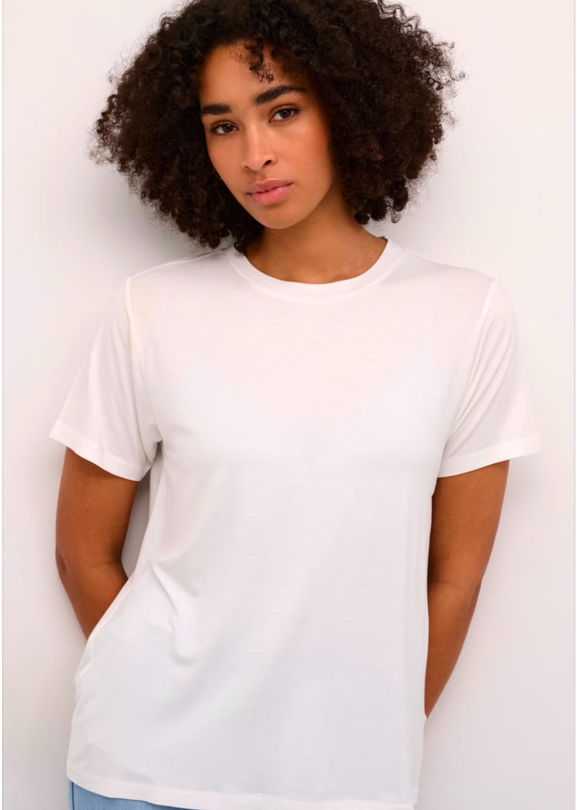 Kaffe Kafrida Chalk T Shirt