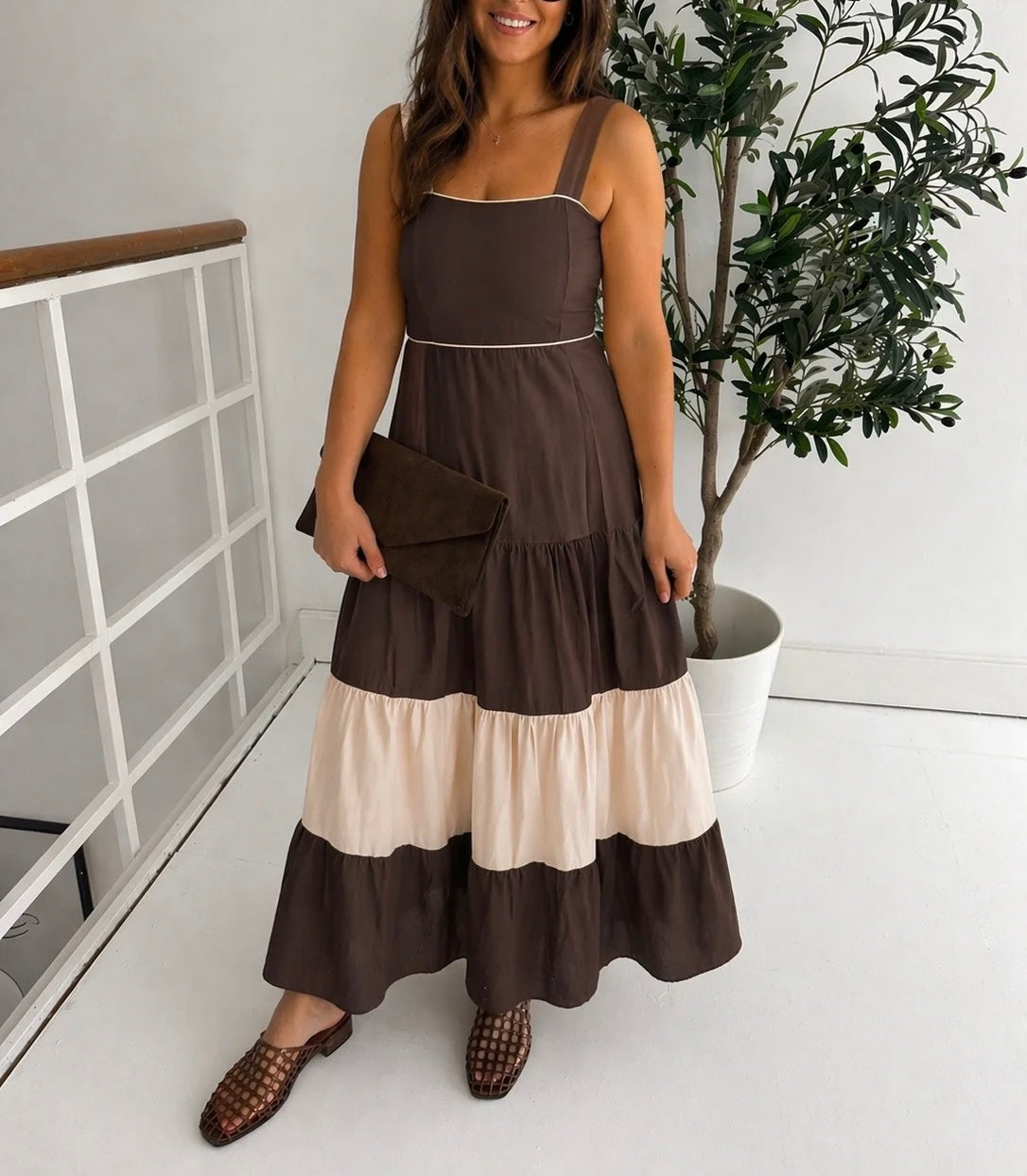 Chocolate & Cream Dress