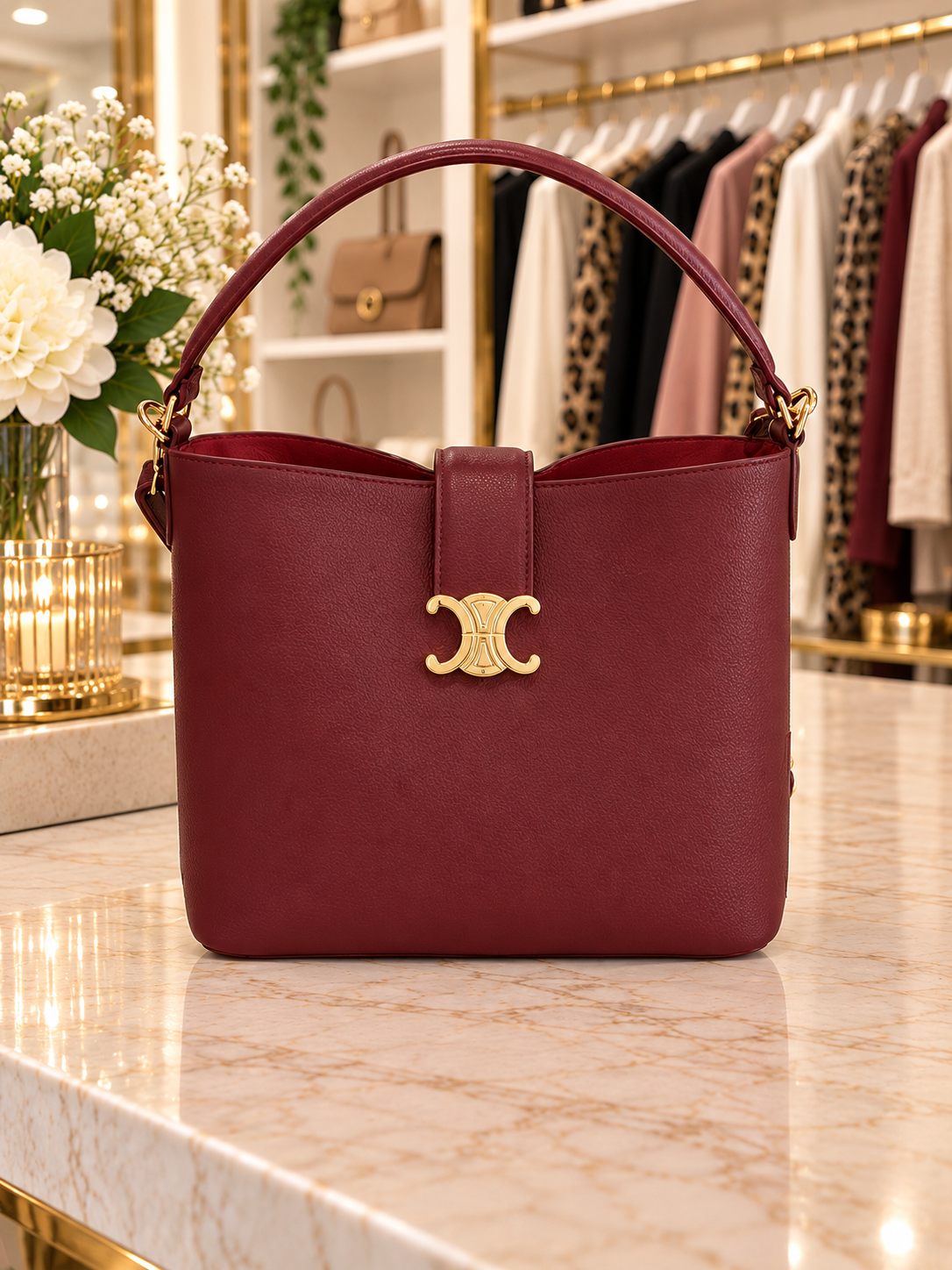 Wine Sienna Bag