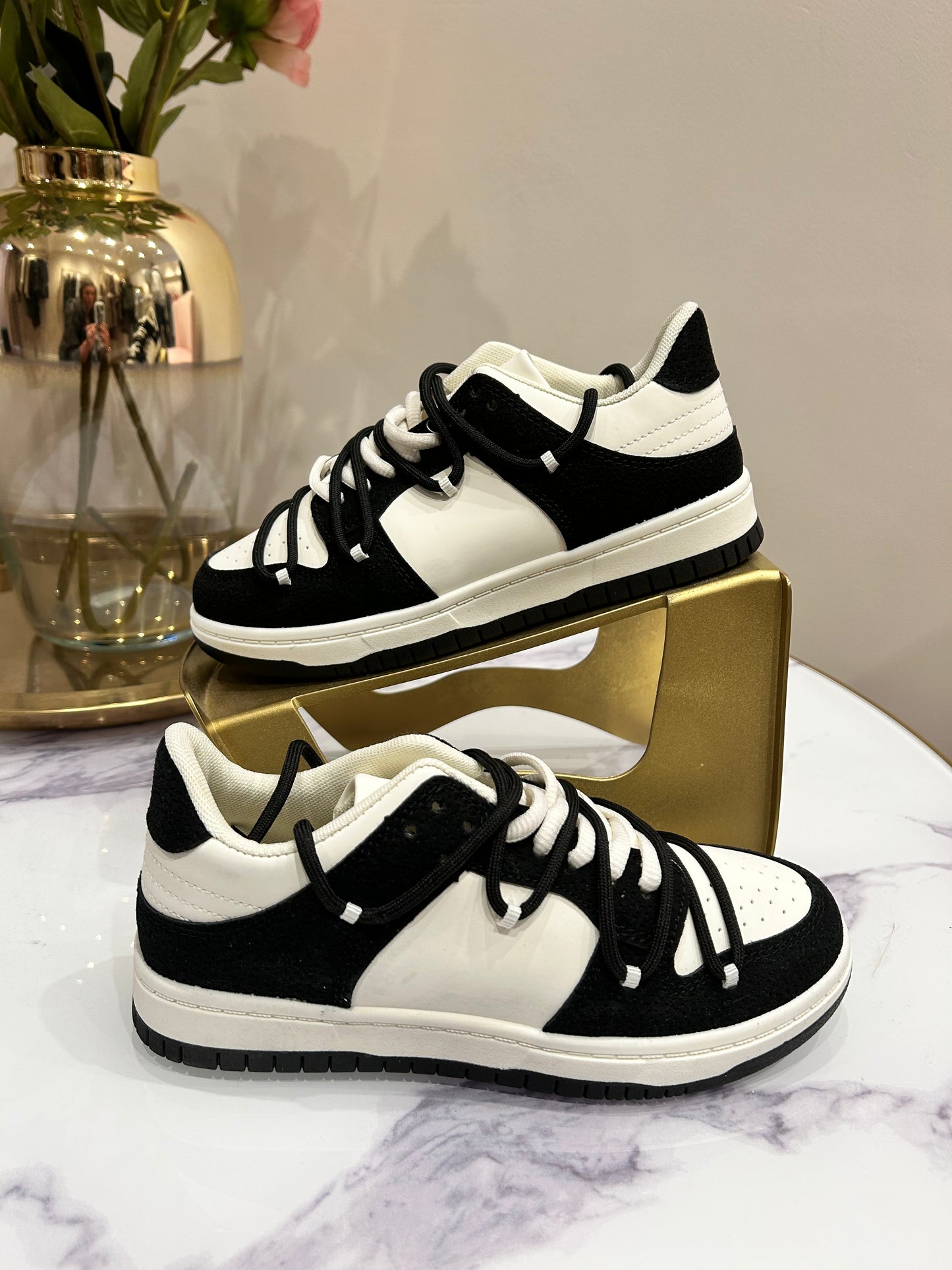 Black & White Trainers