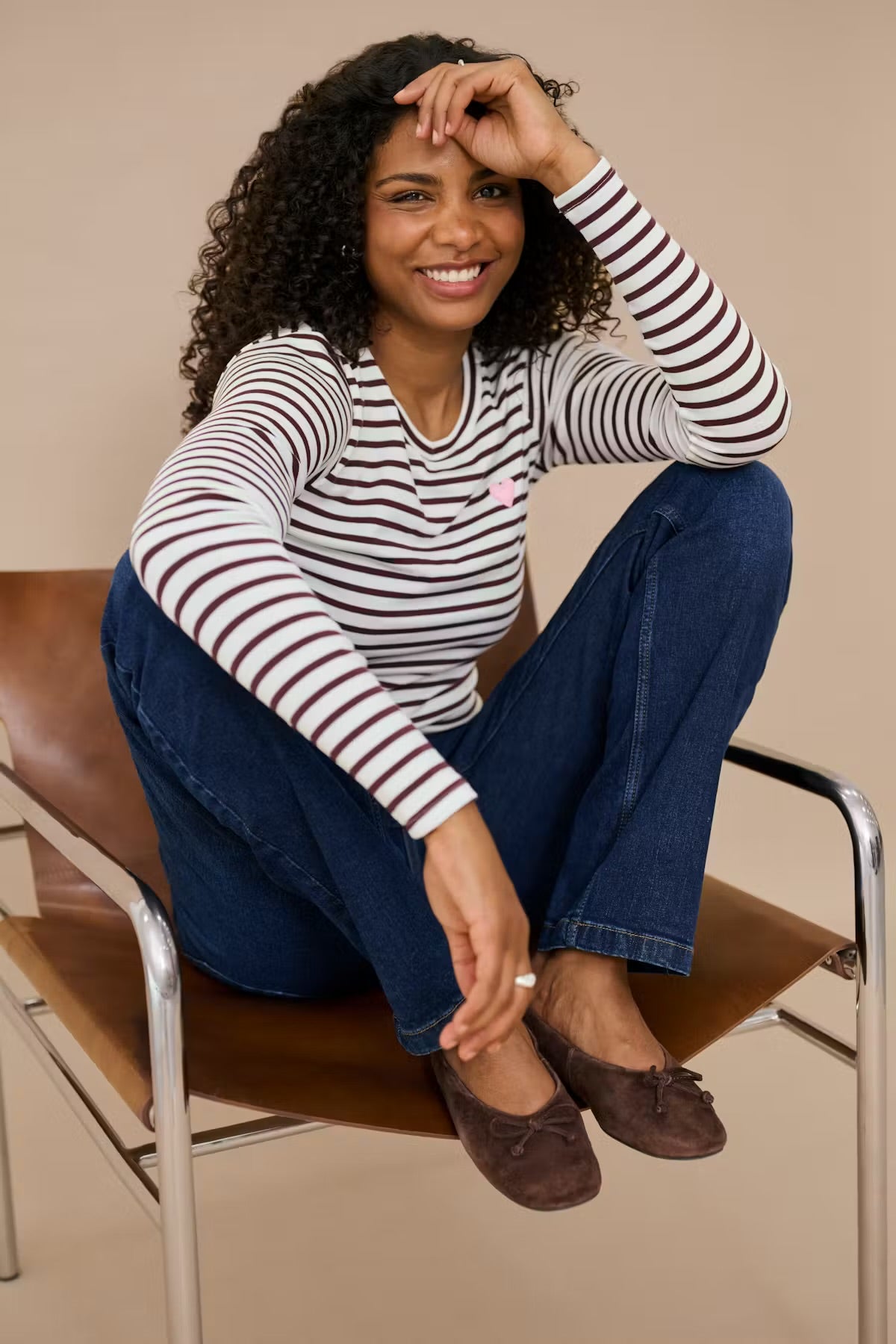 Kaffe Liddy T-Shirt Fudge