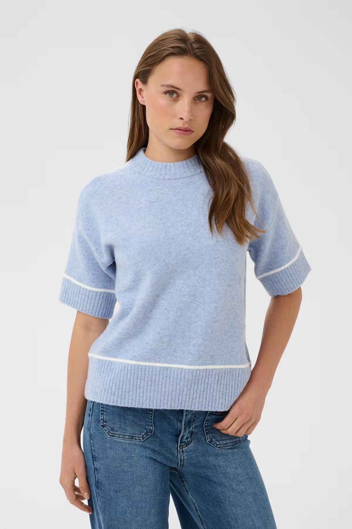 Kaffe Kajinie Pullover Blue Fog