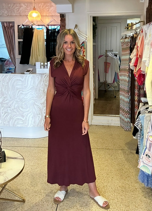 Burgundy Ruby Dress