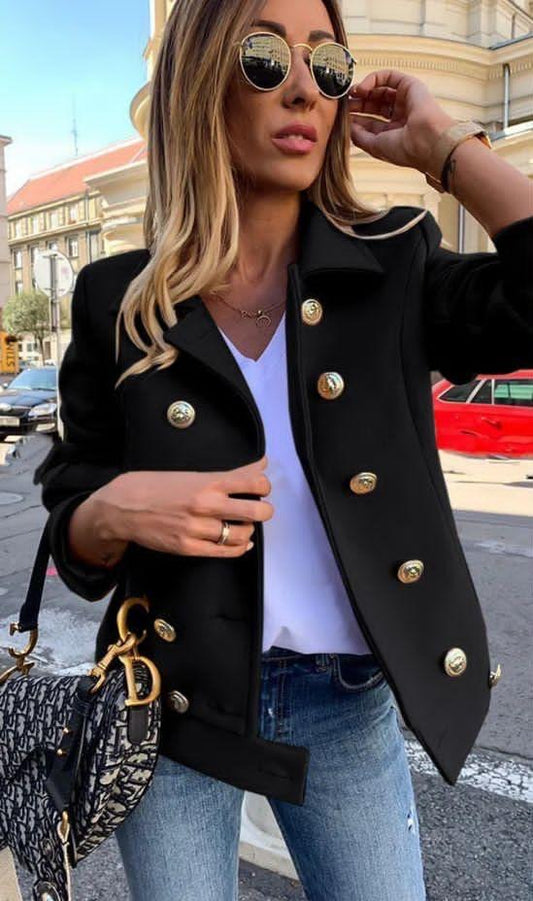 Black Military Style Jacket