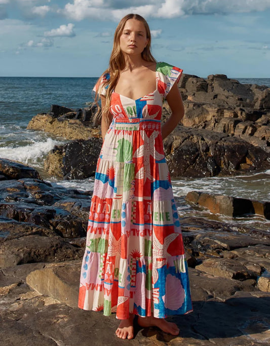 Betty Basics Sadie Dress Seashell