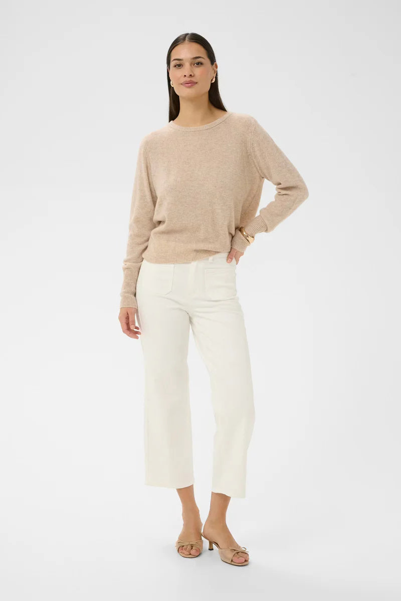 Kaffe Kabrook Chalk Cropped Jeans