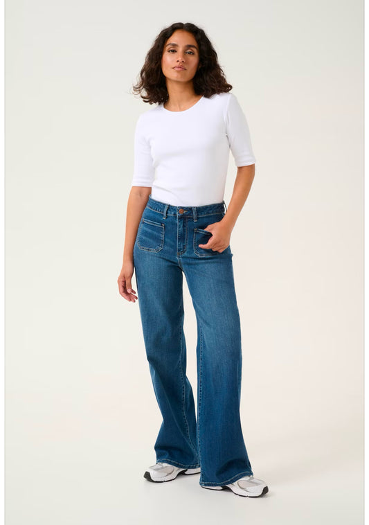 Kaffe Karla Medium Blue Jeans