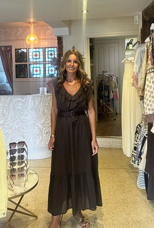 Chocolate Flo Dress