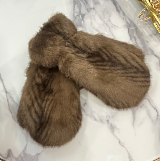 Malissa J Brown  Fur Mittens