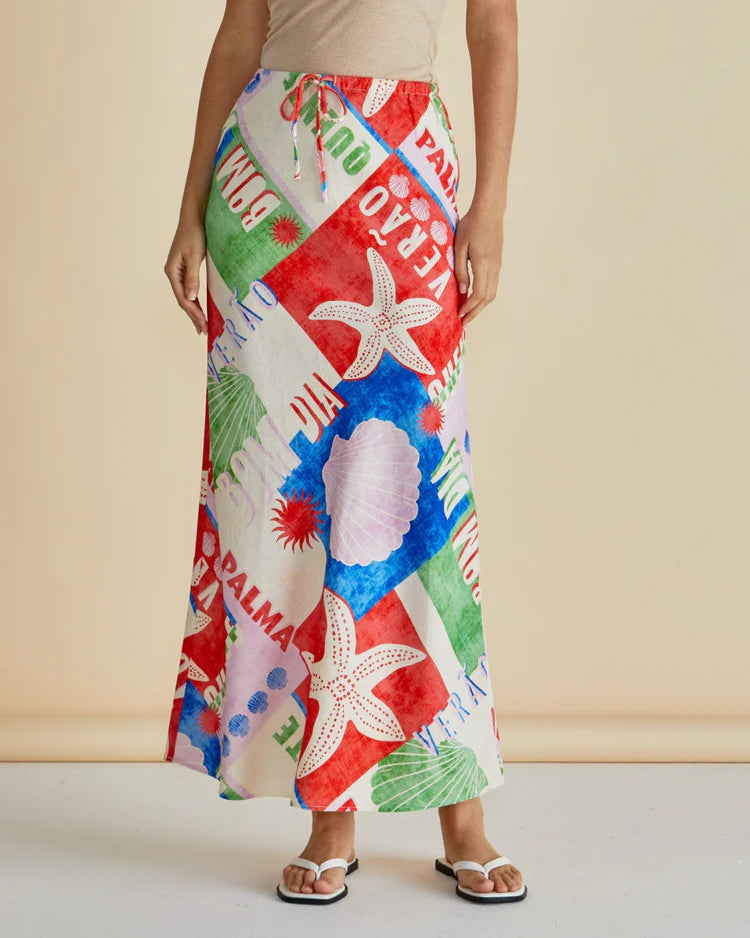 Betty Basics Brooke Skirt Seashell