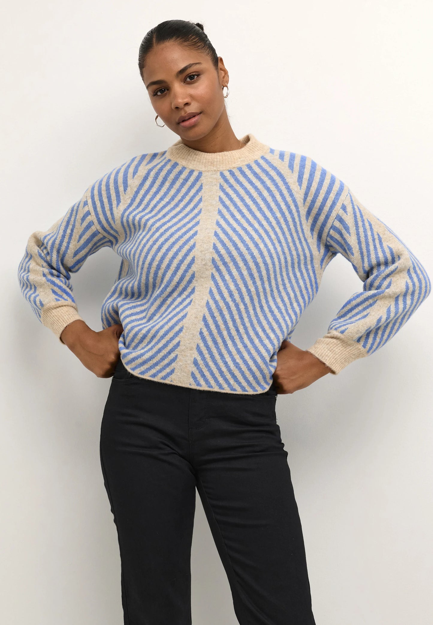 Kaffe Kaverana Jumper Cornflower Blue