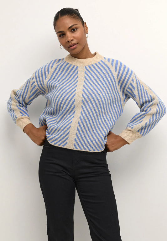 Kaffe Kaverana Jumper Cornflower Blue