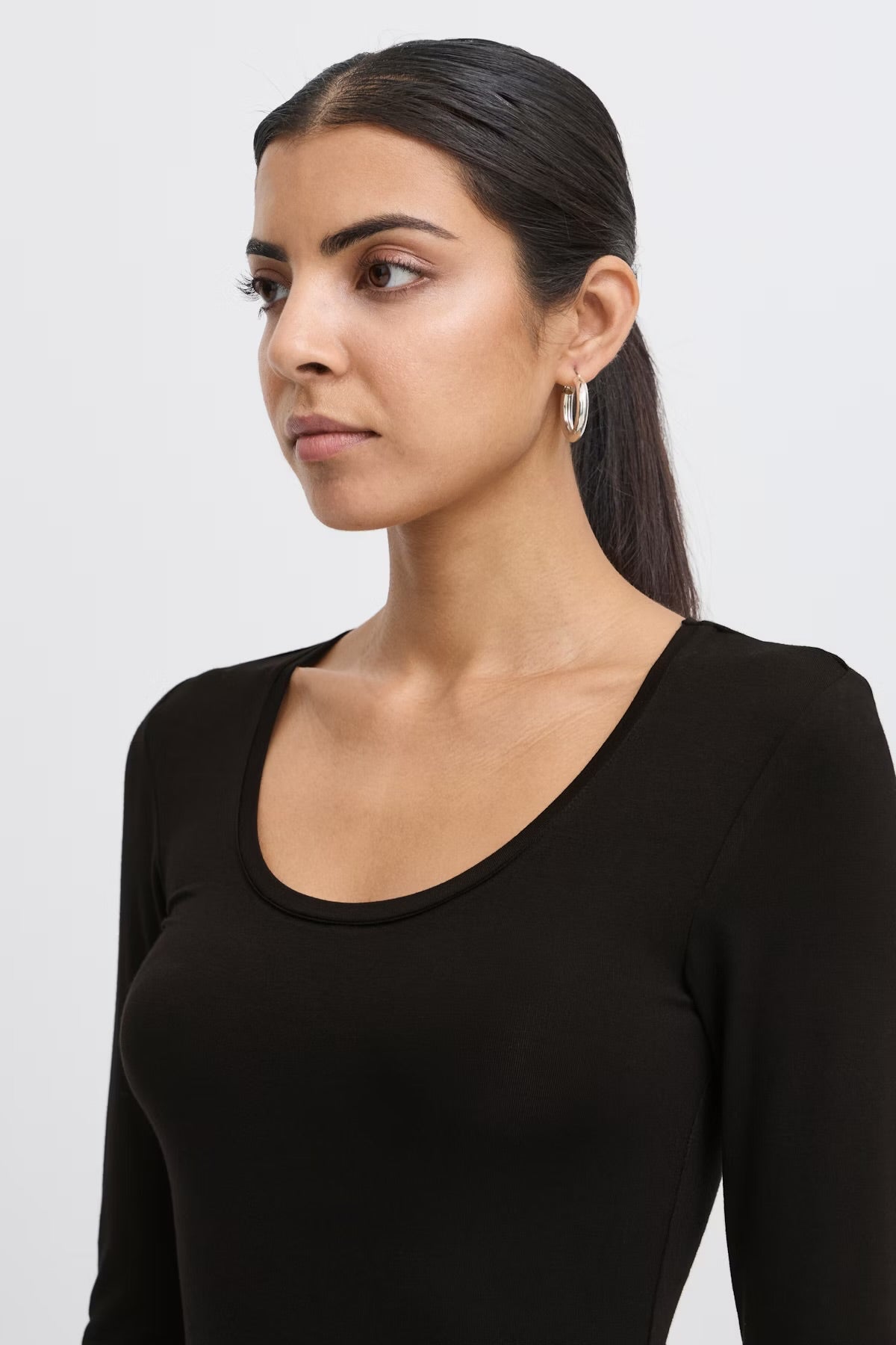 Ichi Ihzola Black Long Sleeved Top