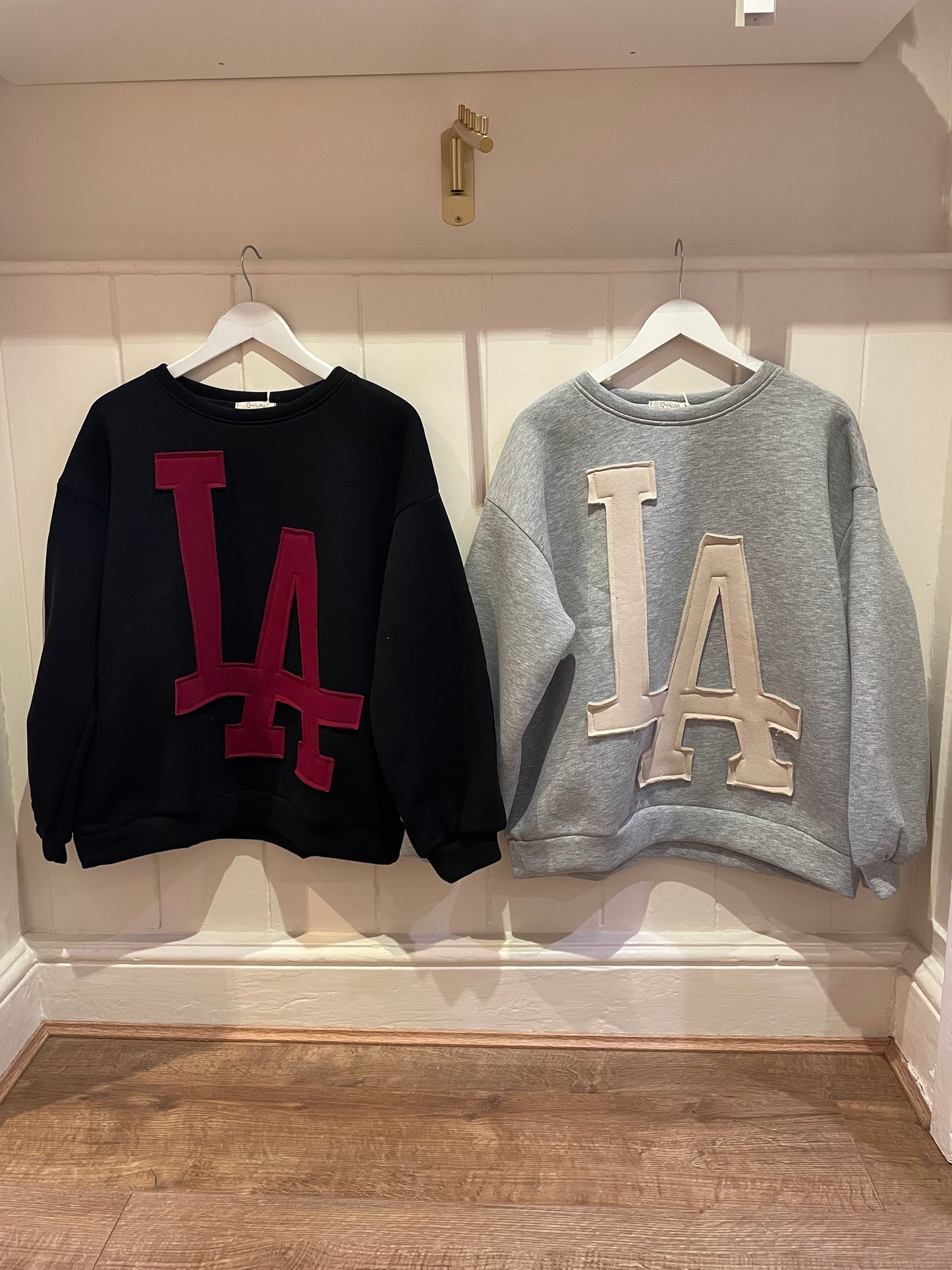 Black & Burgindy LA Sweatshirt