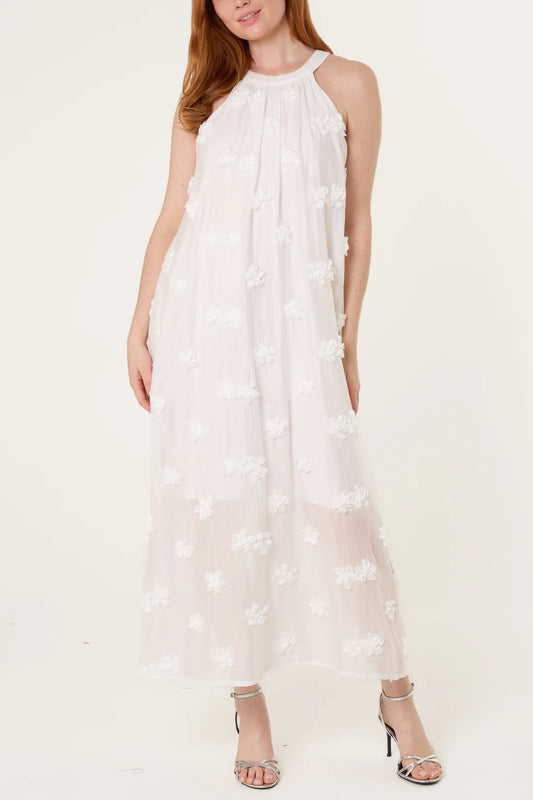 White Flower Dress