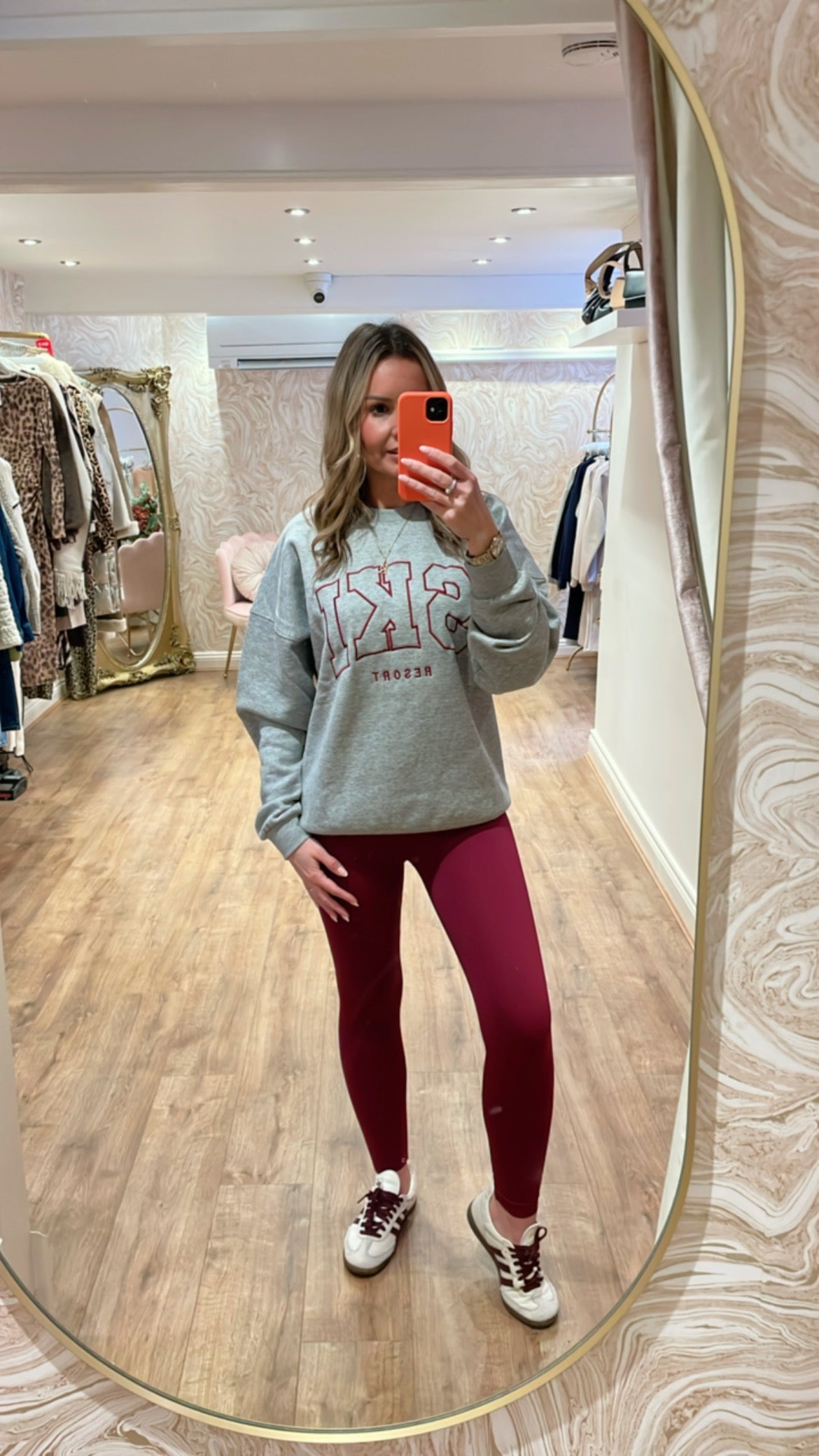 Grey Ski Sweatshirt