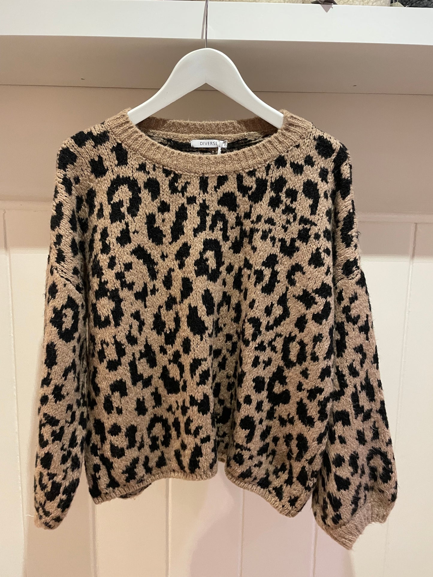 Tan Leopard Jumper