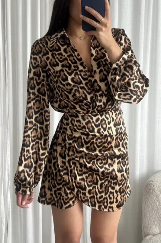 Leopard Mini Dress