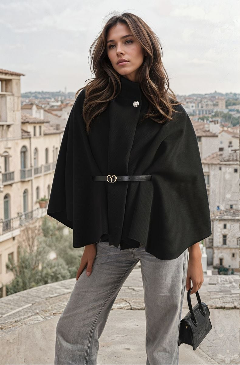 Black Belted Cape