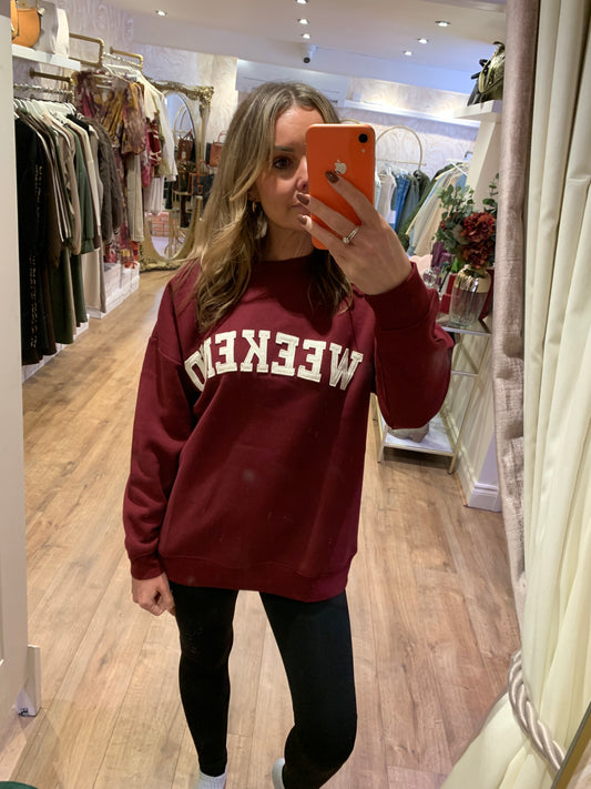Berry Weekend Sweatshirt