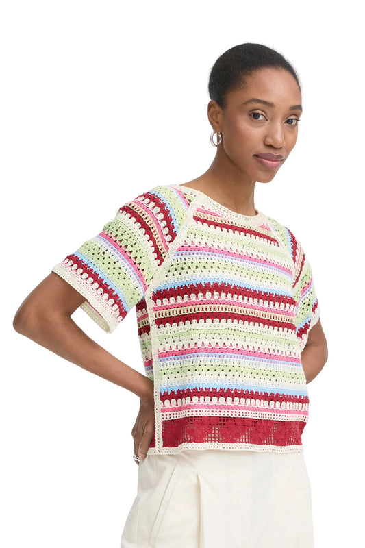 Ichi Ihbandie Crochet Top