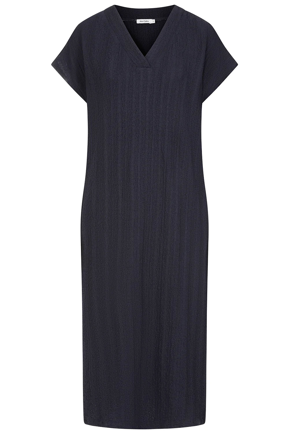 Navy Stretch Maxi Dress