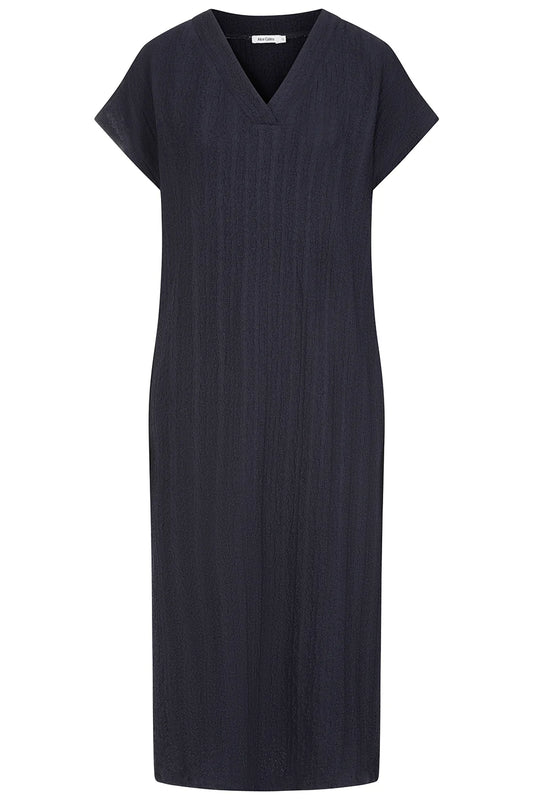 Navy Stretch Maxi Dress