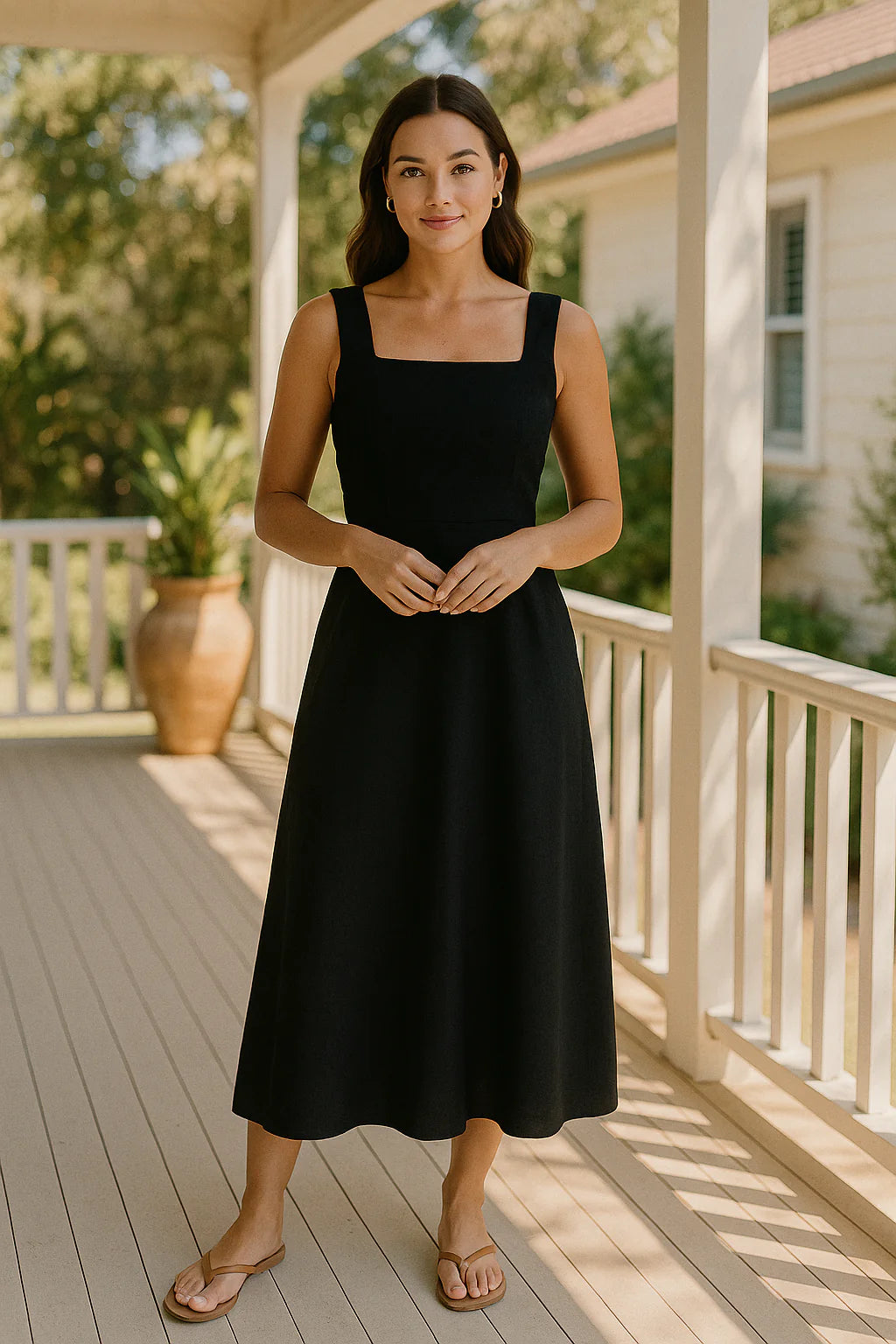Betty Basics Tegan Midi Dress Black
