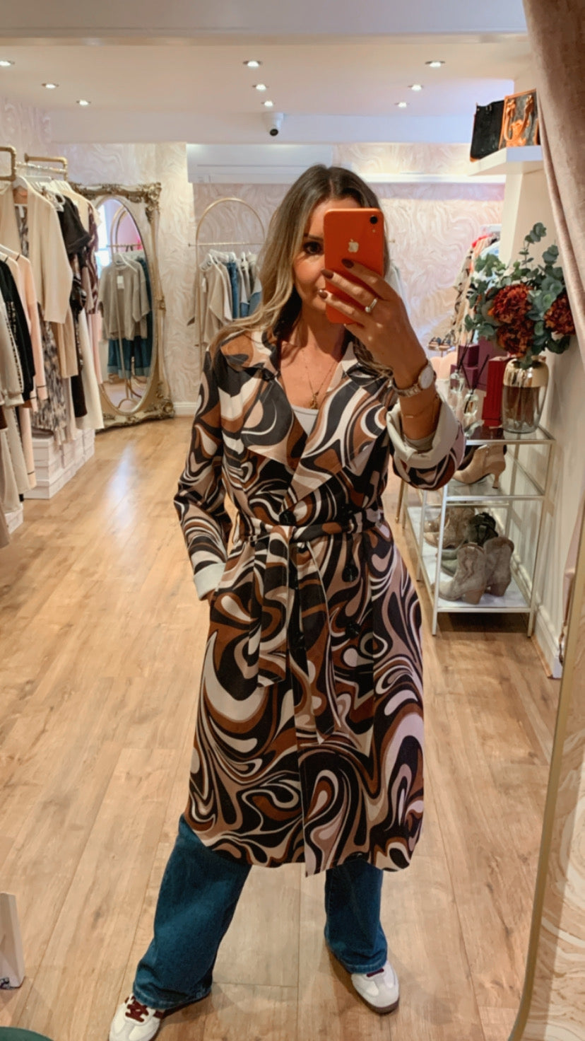 Swirl Suede Mac