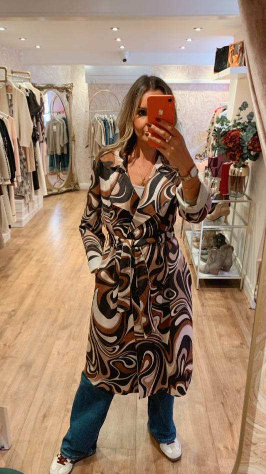 Swirl Suede Mac