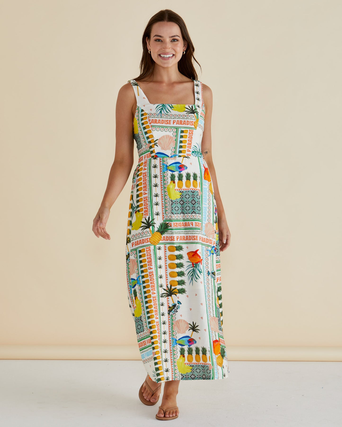 Betty Basics Tegan Midi Dress Paradise