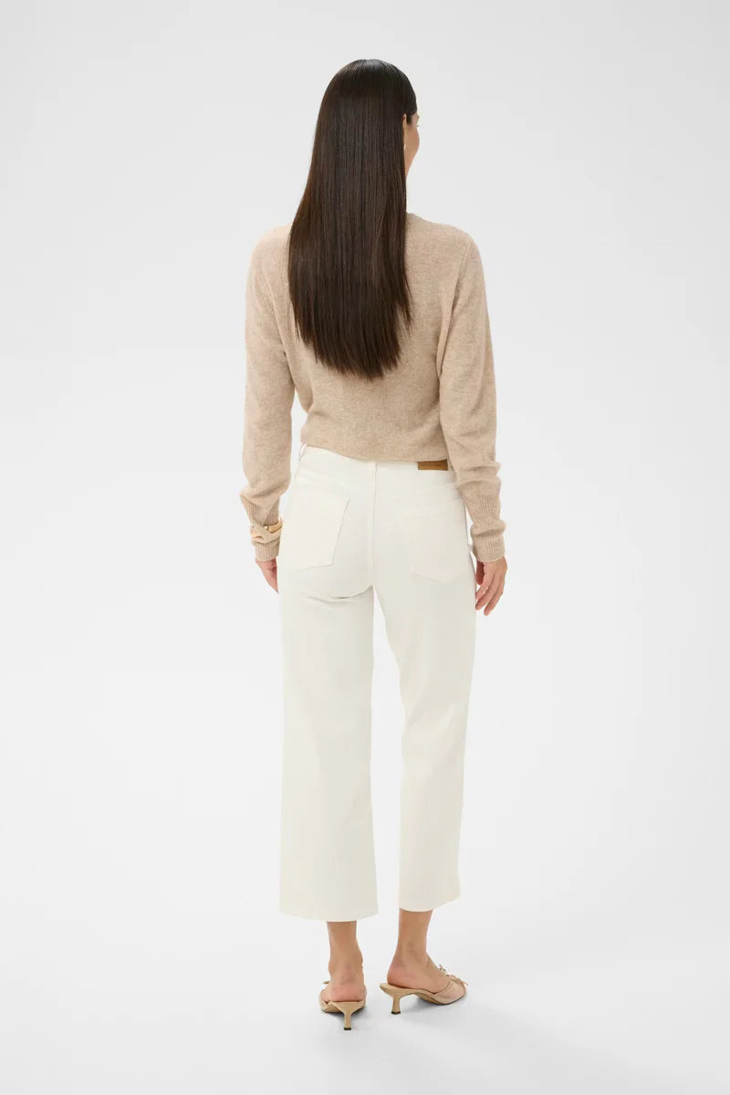 Kaffe Kabrook Chalk Cropped Jeans