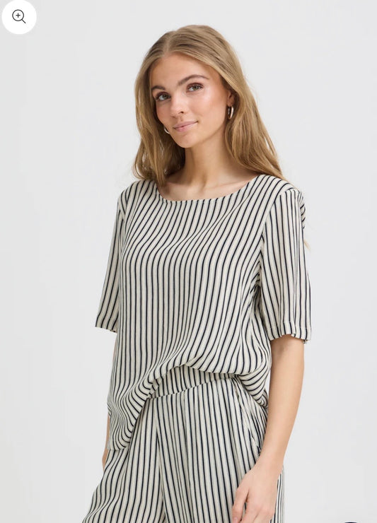 Ichi ihmarrakech Stripe Top