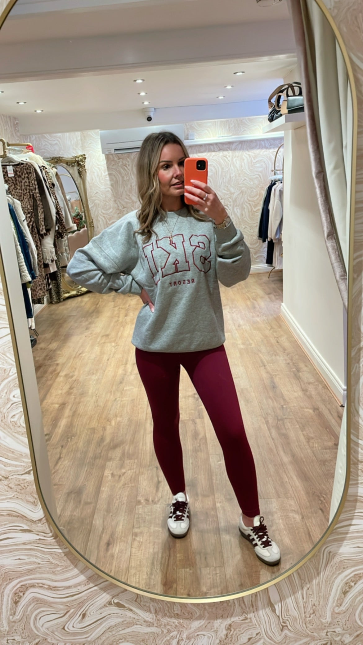 Grey Ski Sweatshirt