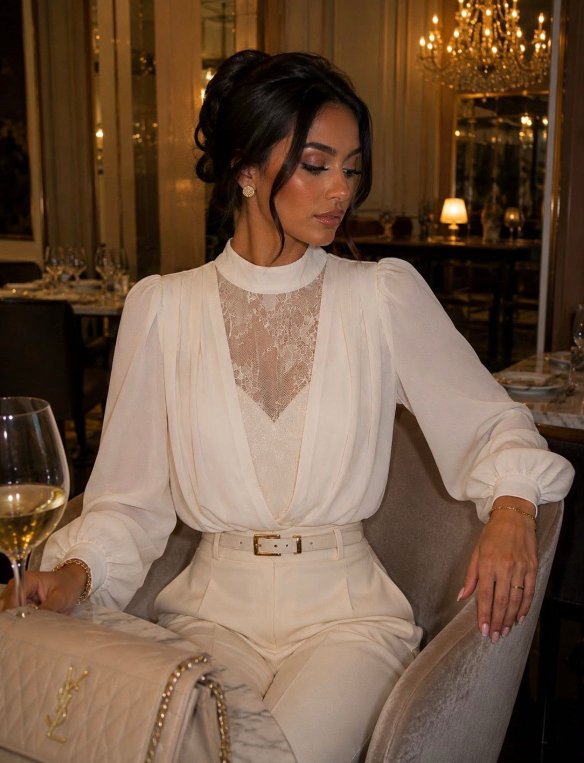Lace Detail Blouse
