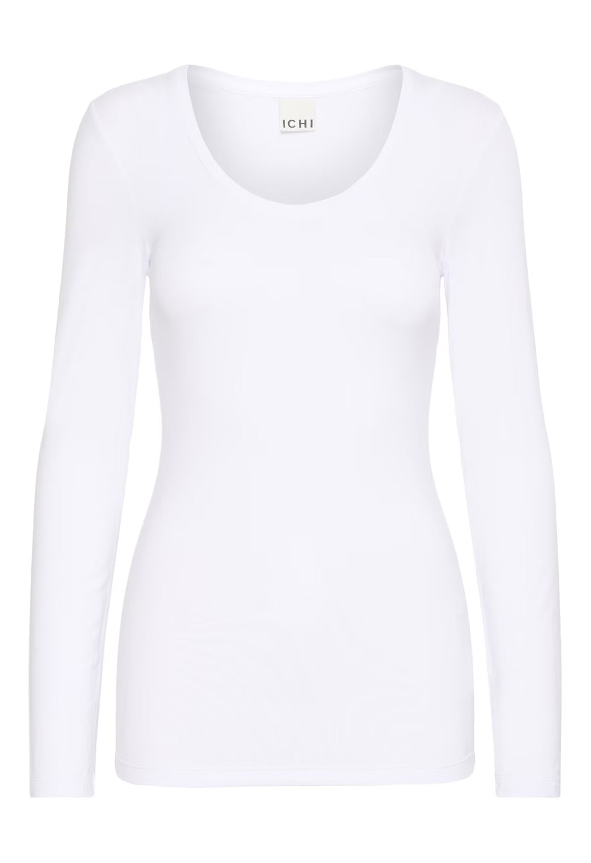 Ichi Ihzola White Long Sleeved Top