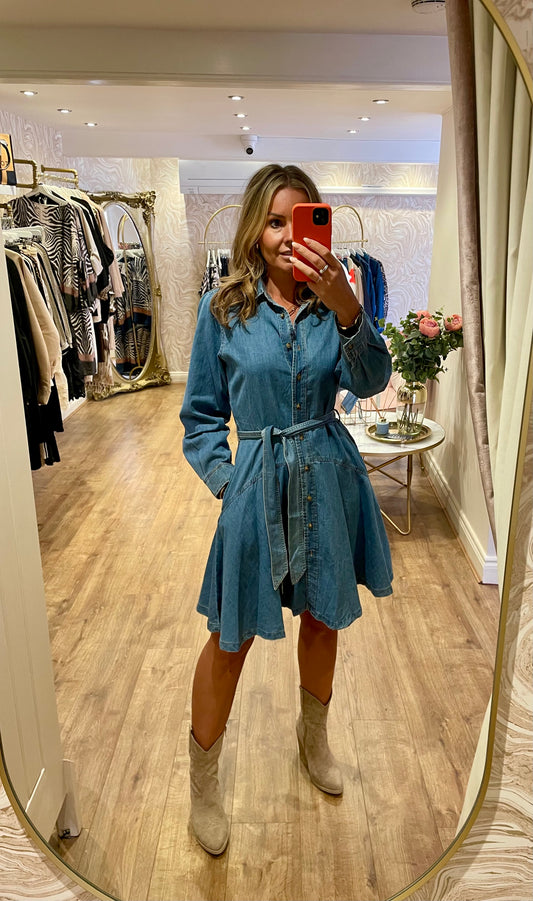 Denim Shirt Dress