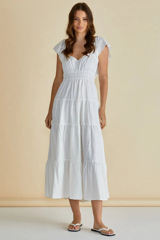 Betty Basics Sadie Dress White