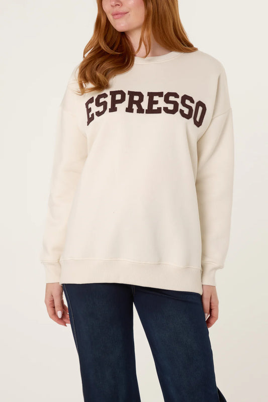 Espresso Ivory Sweatshirt